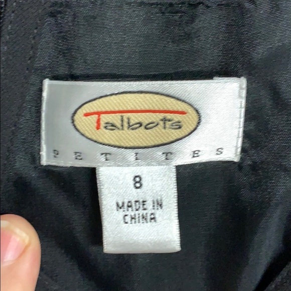 Talbots Petites Size 8 Elegant black Sheath Dress - Picture 2 of 6